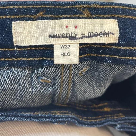 Seventy + Mochi Mabel Jean Patch Pocket in Dark Vintage Size 32 Regular NWOT - Picture 11 of 11